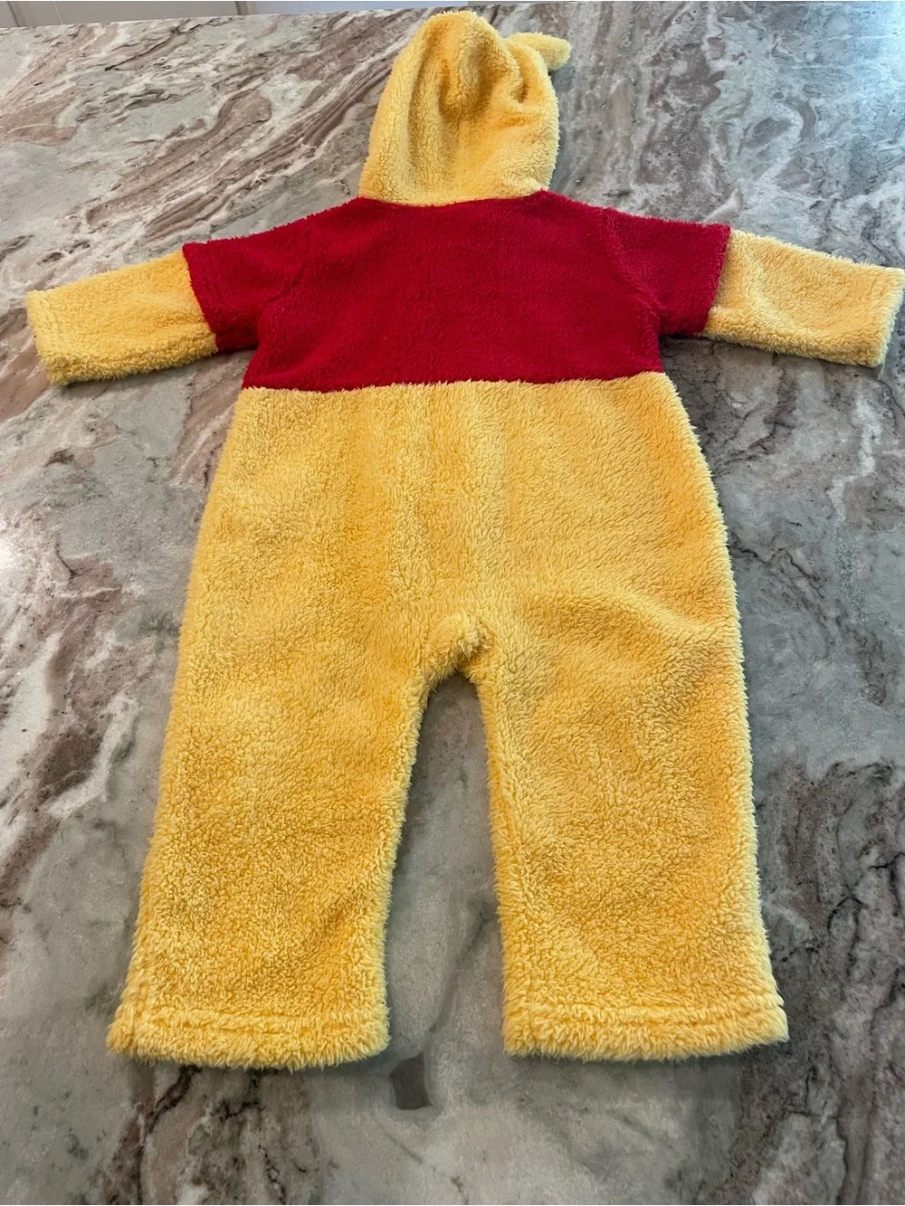 Winnie the pooh Disney baby zip up jumper costume Fleece Size 18 Months